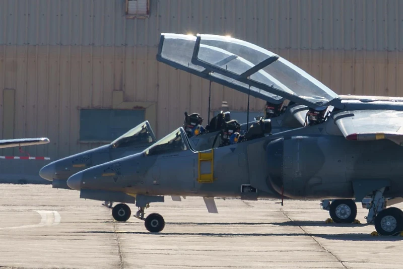 IA-63 Pampa III de la Fuerza A�rea Argentina en Salitre 2026 (Foto: FACh)